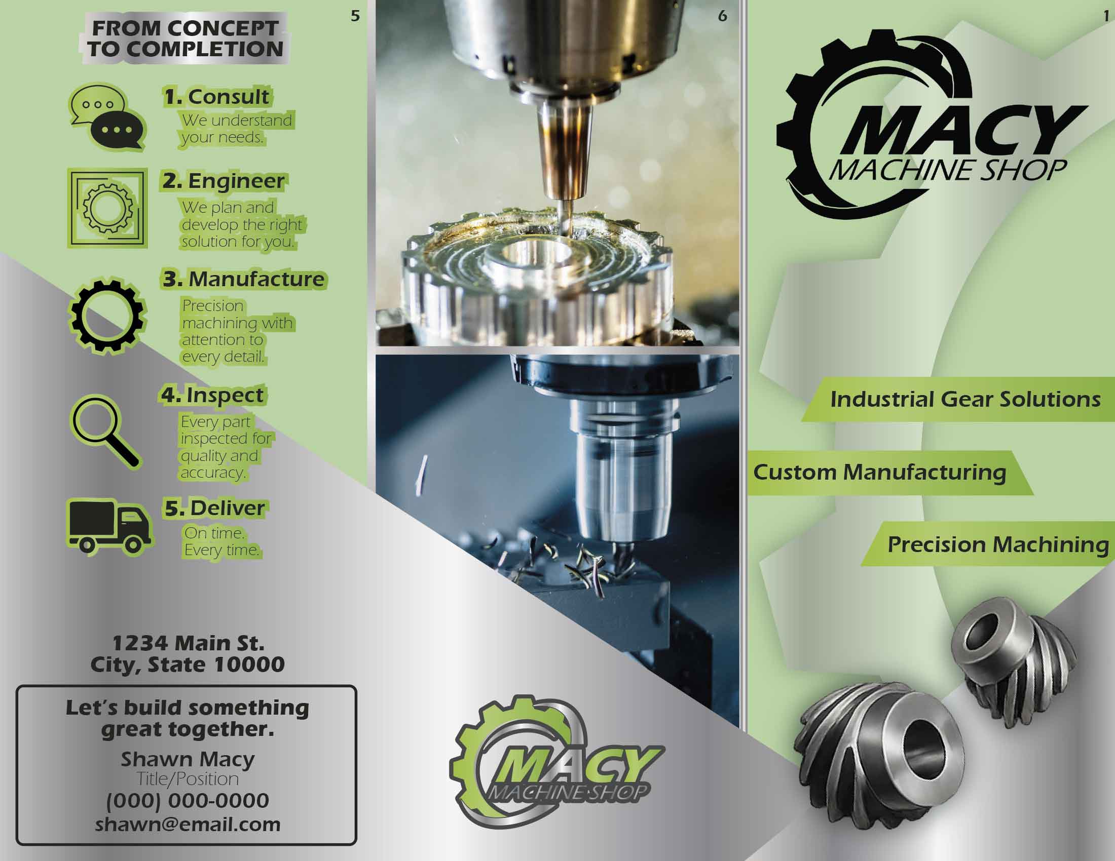 Macy Machine Shop Brochure